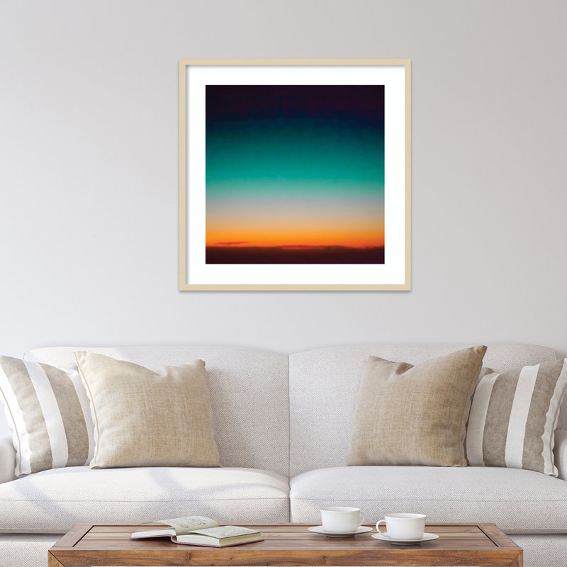 Sunrise Flying by Caroline Mint, 33.25" H x 33.25" W x 0.88" D, Brown