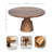 Arnhild Modern Mango Wood Cake Stand