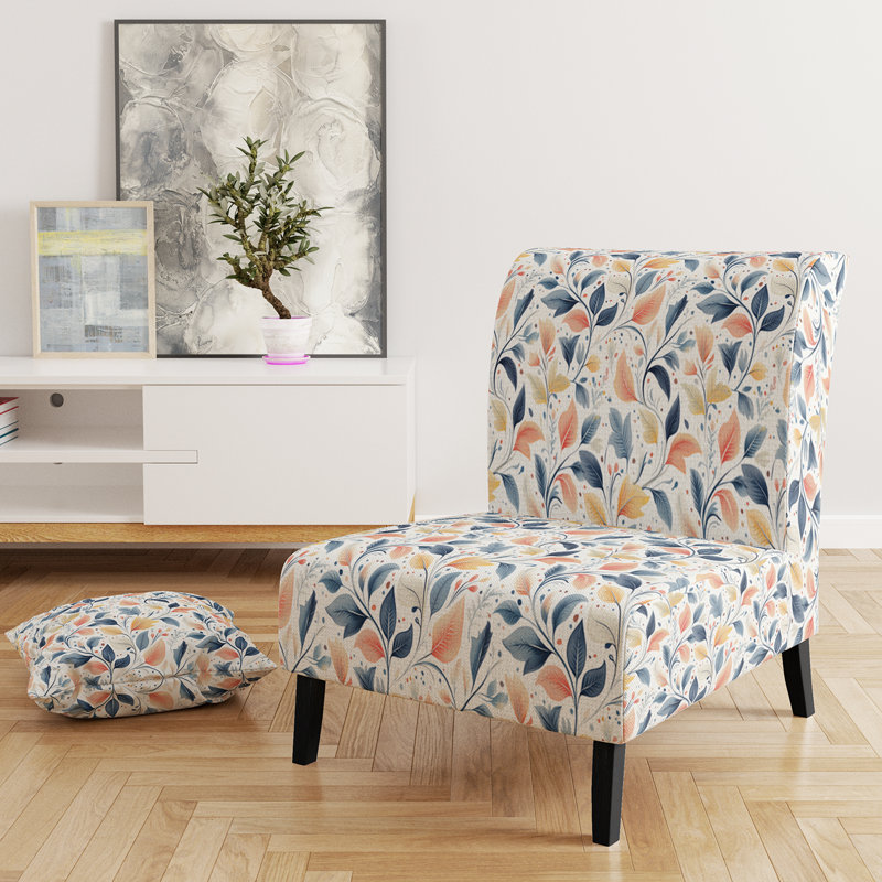 Fauteuil de chambre Boho, Pantoufle sans accoudoirs