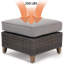 Outdoor Ottoman With Cushion-192248813