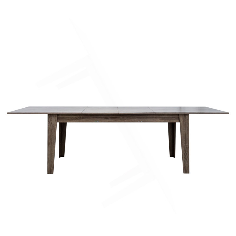 Table de salle à manger, grande table de cuisine extensible de 106,3 po