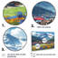 «Swiss Mountain Town Blossoming Spring Flowers» - ensemble d'art mural imprimé campagne-108318078-108318083