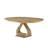 Essence Extendable Oak Round Solid Wood Top Dining Table-95300285