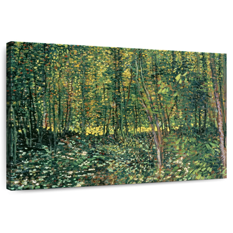 Alvord, arbres et sous-bois, H 34 po x l 51 po