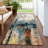 Machine Washable Indoor/Outdoor Pablo ACN2284 Abstract Rug-353018240