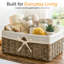 Panier en osier Seagrass