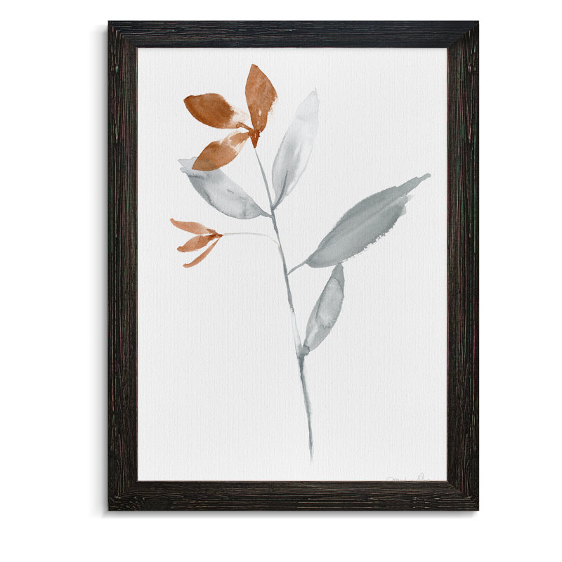 « simple radical ii »-cadre photo, reproduction d’art, H 44 po x l 32 po x P 1,25 po, Toile avec cadre noir, Pas de tapis
