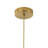 1-Light dark green glass dimmable pendant lamp