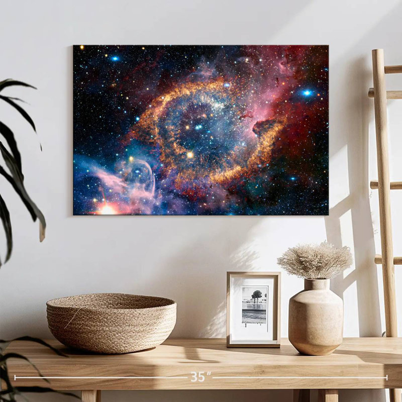 Oberle Helix Planetary Nebula, 16" H x 24" W