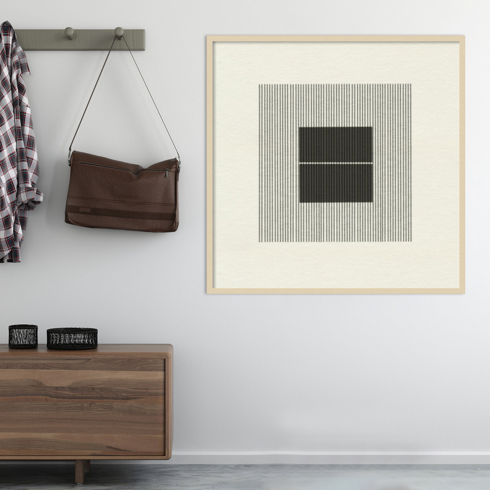 Honoring Matisse Warm by The MIUUS STUDIO, 41" H x 41" W x 1" D, Brown