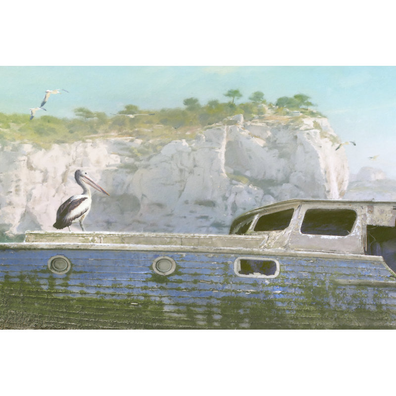 Green Ocean III by Steve Hunziker - Wrapped Canvas Print, 81cm H x 122cm W x 3.8cm D