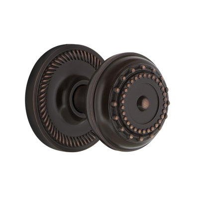 Rope Rosette with Meadows Door Knob