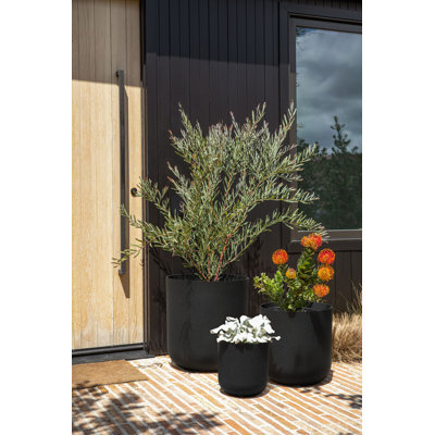 Ensemble de pots à fleurs en plastique 3 pièces Mason Series