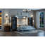 Grand lit escamotable mural avec placard, tiroirs et table, blanc-36859402