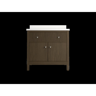 Meuble-lavabo avec lavabo et plateau en quartz Malin By Studio Mcgee