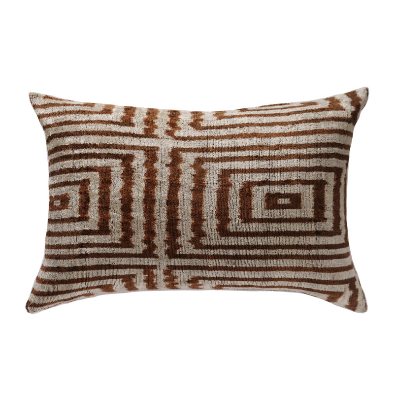 Housse et insert de coussin en soie Richland, Ikat 7