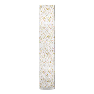 Bambie Rectangle Geometric Polyester Table Runner