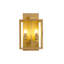 Applique murale lanterne noire 2 lumières avec abat-jour en verre transparent-1386142034-1386142035
