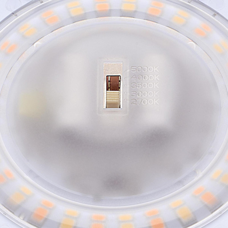 Makira Acrylic LED Flush Mount, Brushed Nickel, 1.25" H x 7.5" W x 7.5" D