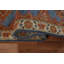 Tapis de couloir indien bleu Khotan 3 x 8