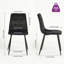 Nero Upholstered Dining Chairs With Metal Legs-814270873