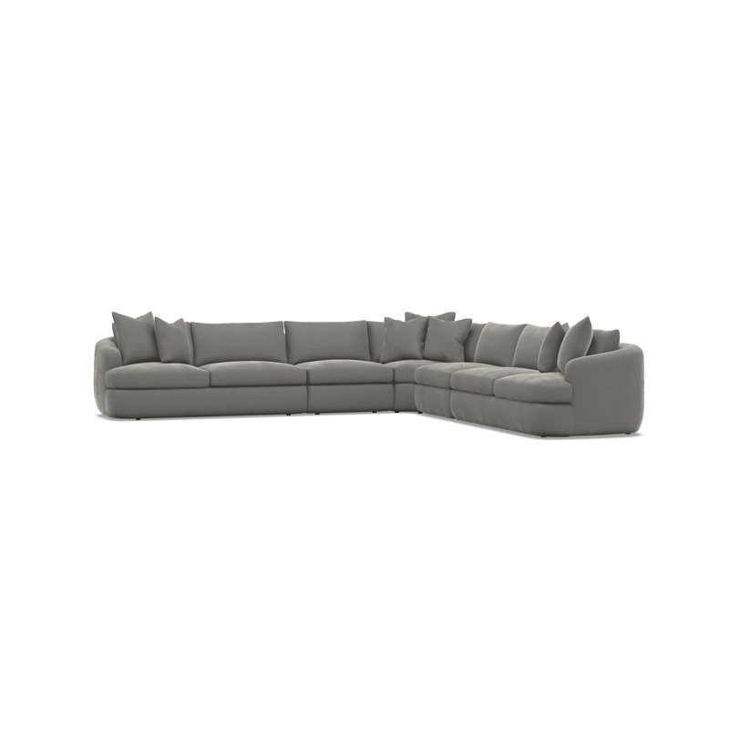Jules Fabric 5 Pc Sectional, 1592-011