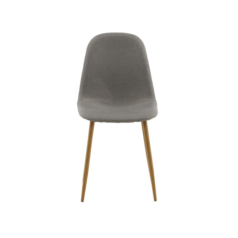 Stets 48cm H Upholstered Cantilever Chair, Grey, Nature