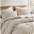 3 Piece Oversized Cotton Matelasse Comforter Set