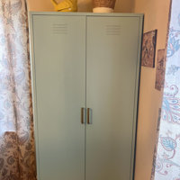 Cache Tall 2-Door Metal Locker Storage Cabinet – The Novogratz