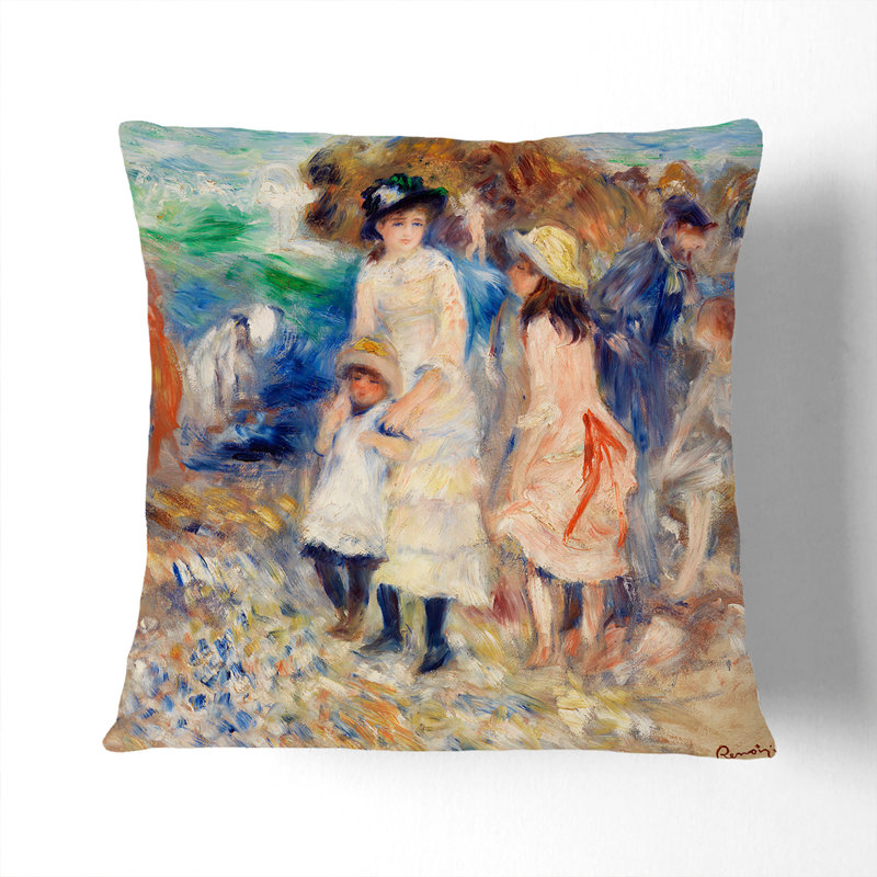 Square Cushion, 55cm H x 55cm W x 20cm D, White
