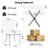 Modern Round Tempered Glass Pedestal Dining Set with Chenille Dininig Chair-623696970-623696974-623696973
