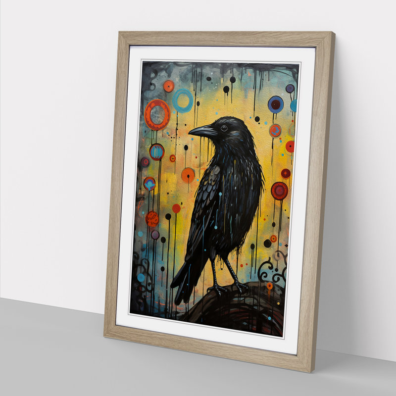 Single Picture Frame Print on Wood, 64cm H x 46cm W, Oak Framed
