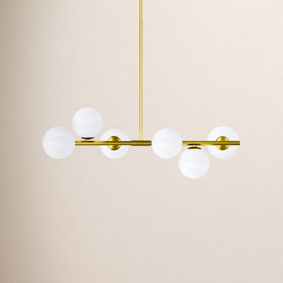 Lio Wrought Iron 6-Light Chandelier