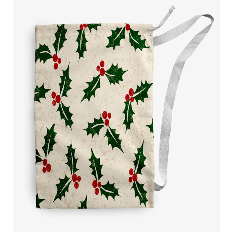Fabric Laundry Bag with Handles, Medium (36" H x 28" W), Ivory