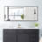Modern & Contemporary Rectangle Bathroom Vanity Mirror Metal Framed Wall Mirror-100211092-123096786