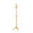 Natural Finish Classic Coat Rack Solid Wood-1770599444
