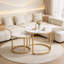 Faux Marble Top Nesting Coffee Table