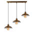 Gaul 3 - Light Brass Kitchen Island Pendant-2065859453
