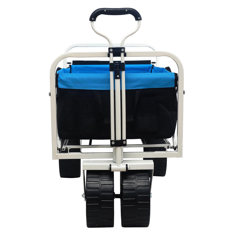 Chariot de plage pliant Wagon Garden (blanc)