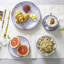 Nicola Spring - 30 Piece Hand-Printed Dinner Set - Navy