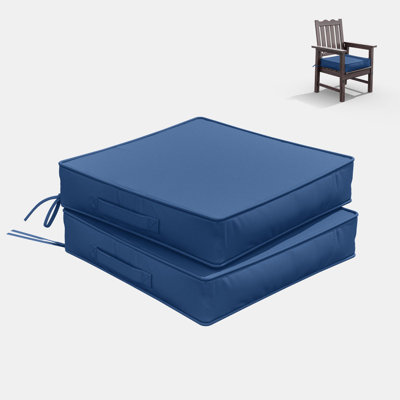 Coussins de siège d'extérieur 4 po et coussins de siège de salle à manger 19 po x 19 po
