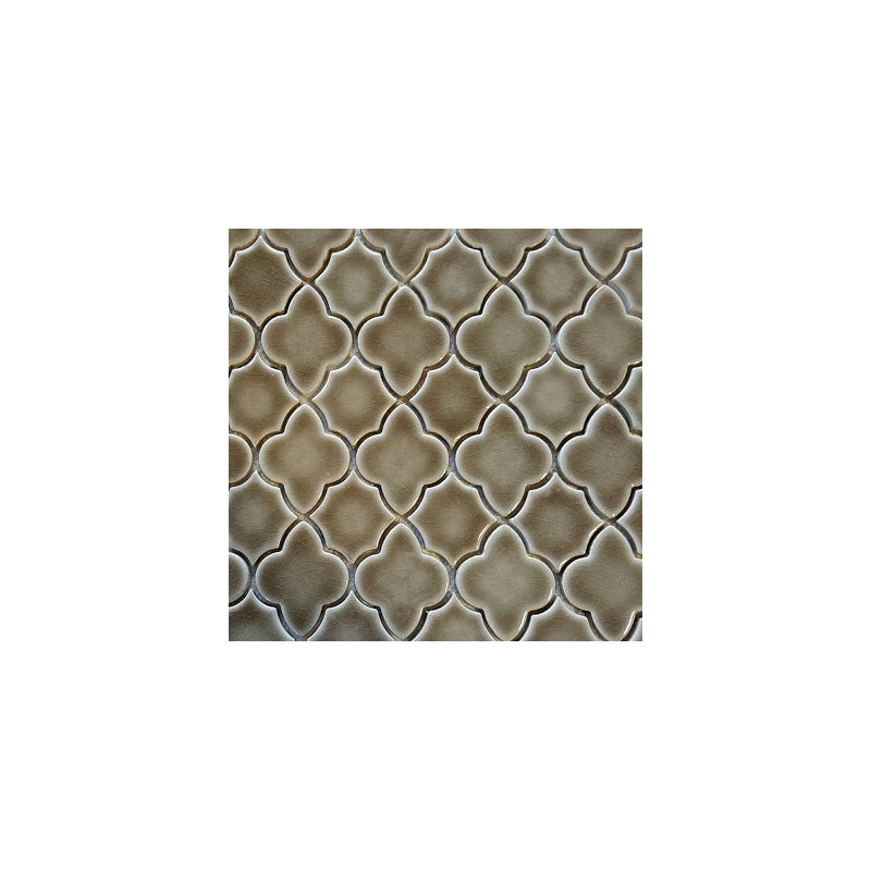 Rimini Porcelain Arabesque Mosaic Tile, Hayrick