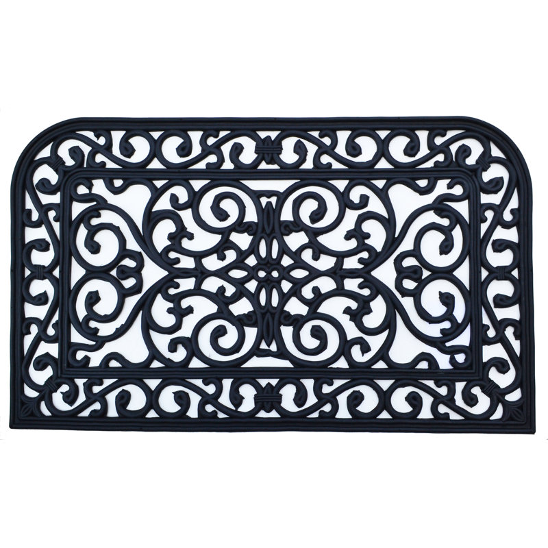 Needville Non-Slip Outdoor Doormat, Rectangle 1'6" x 2'6"