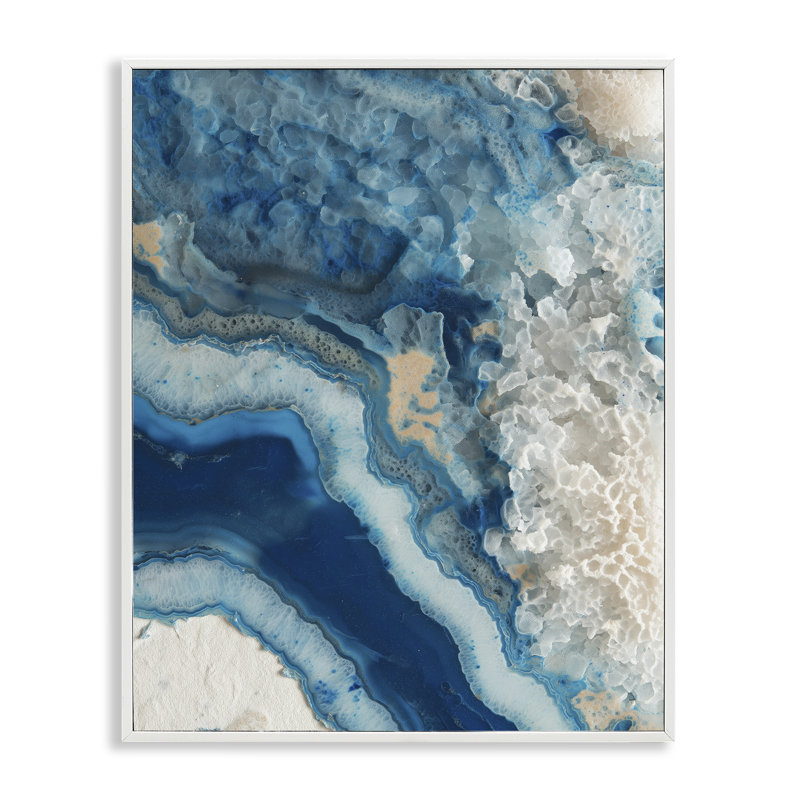 Giclée encadrée par Ocean's Minerals Flow, conception de Svetlana Aleynikova, H 20 po x l 16 po