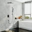 Motif de 1 jet avec 2 têtes de douche murales 2,5 GPM 10 po-69606674