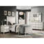 Table de chevet Style Classic, blanc, 2 tiroirs avec table de chevet pour la chambre à coucher, Nuance