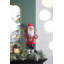 Père Noël debout avec lumières DEL et mouvement, parfait pour répandre la joie des Fêtes et rehausser le décor festif.