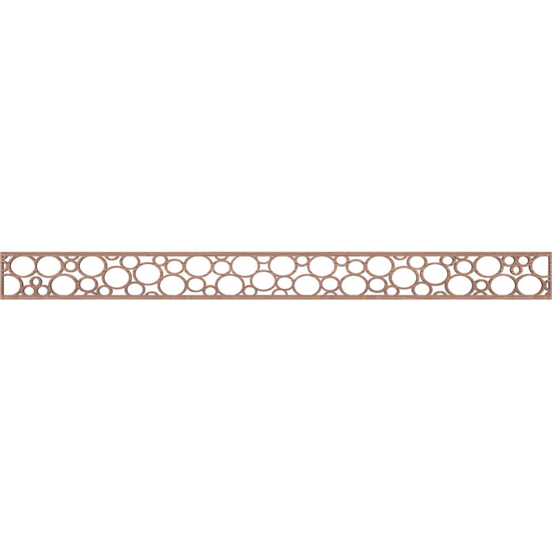 Moulure de chantournage, Noyer, H 4 po x l 46,375 po x P 0,375 po