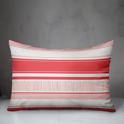 Striped Outdoor Throw Pillow