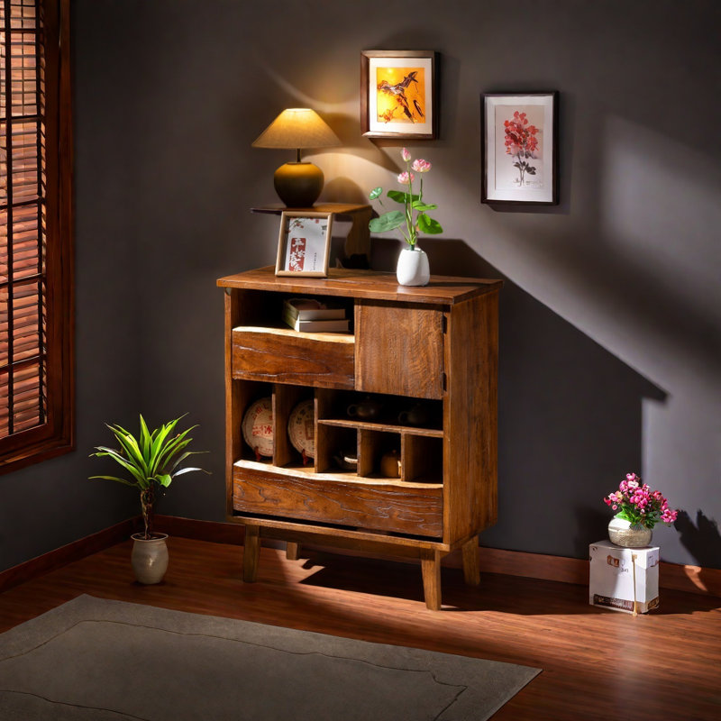Armoire d'appoint simple et rétro